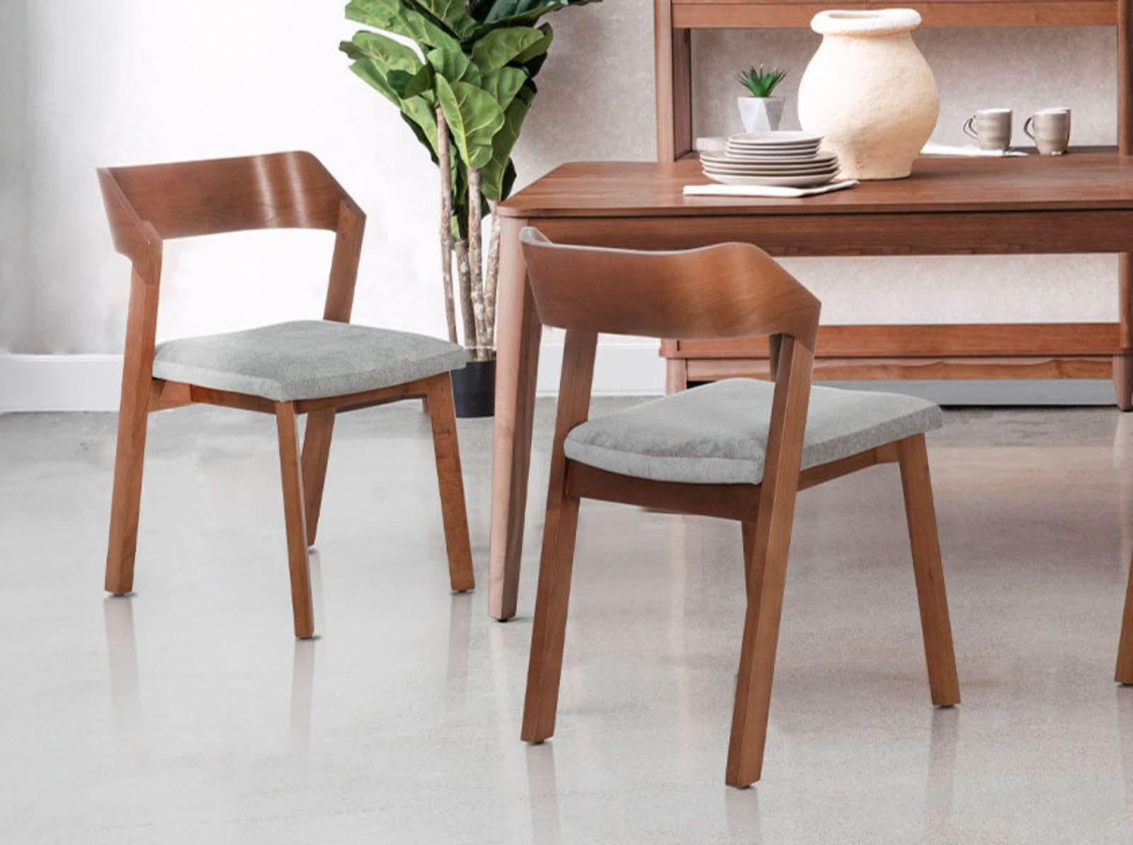 Comedor Milo Cuadrado + 4 Sillas