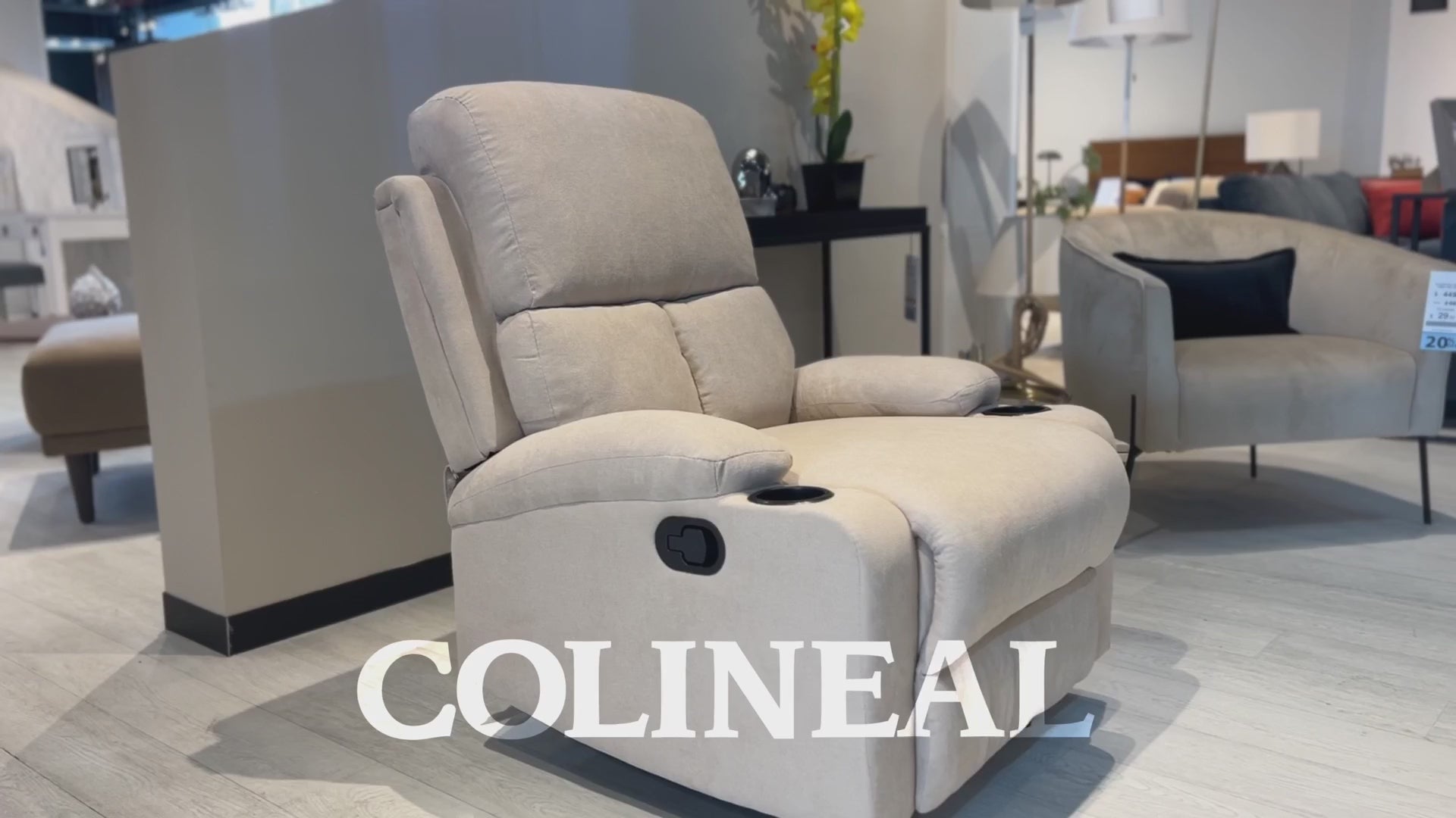 Recliner Rosia #Color_Wheat"2591"