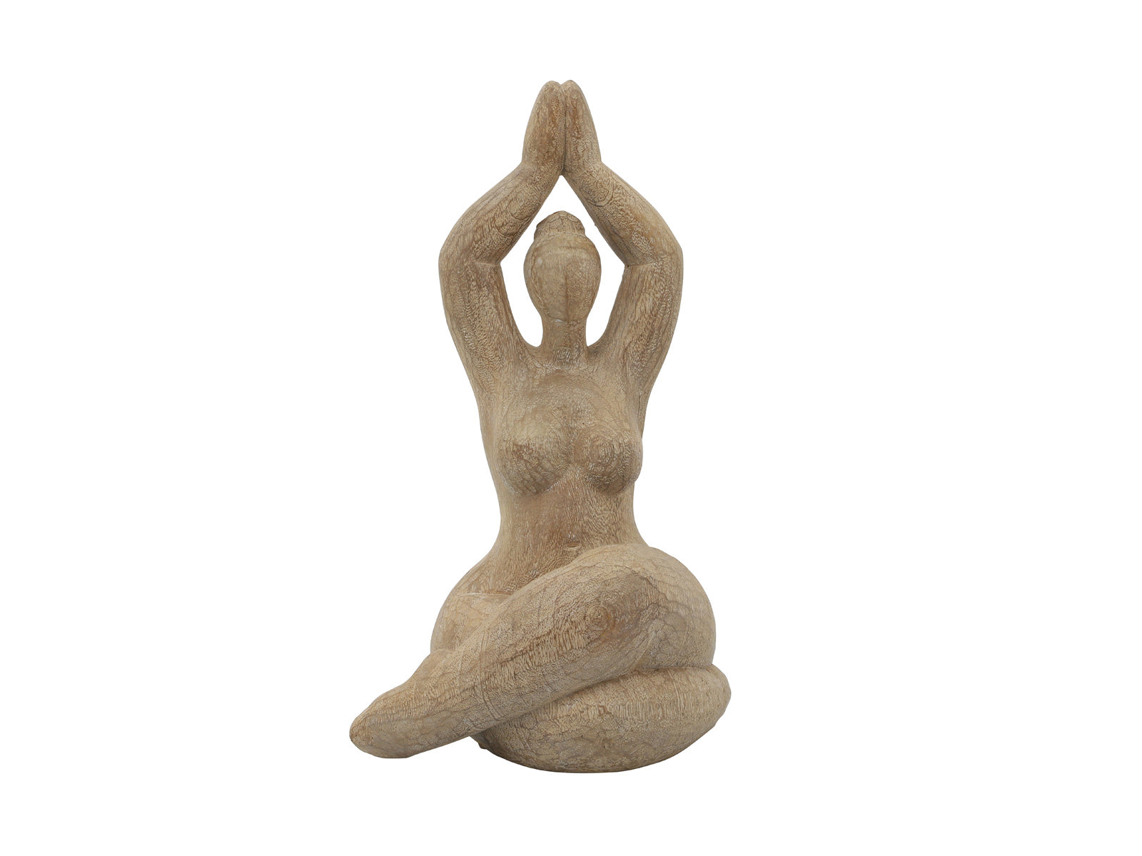 Figura Mujer Yoga C/Beige
