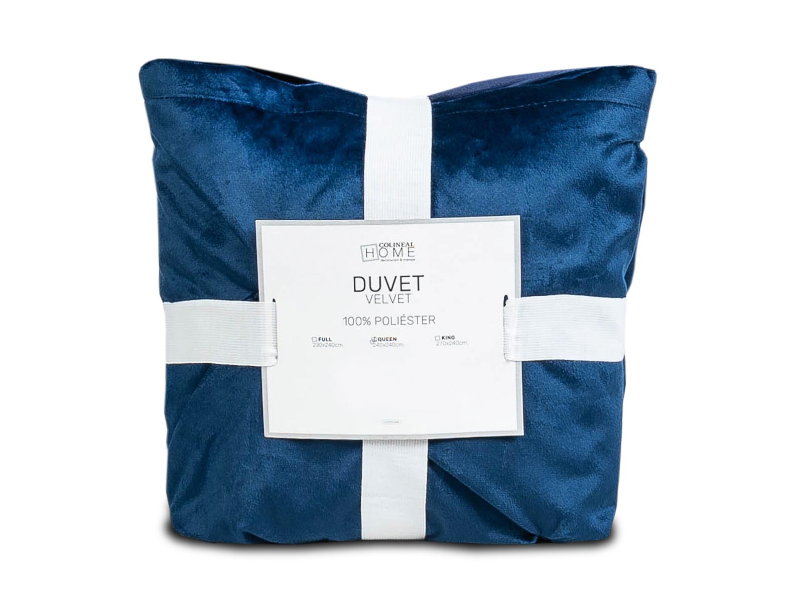 Duvet Velvet King C/Azul