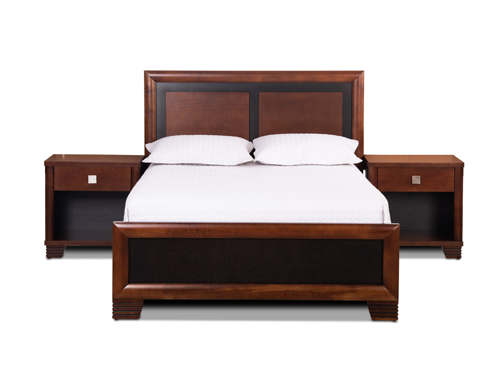 Cama Tarento C/Sanchez Brown Wengue #Tamaño_Full/2plz