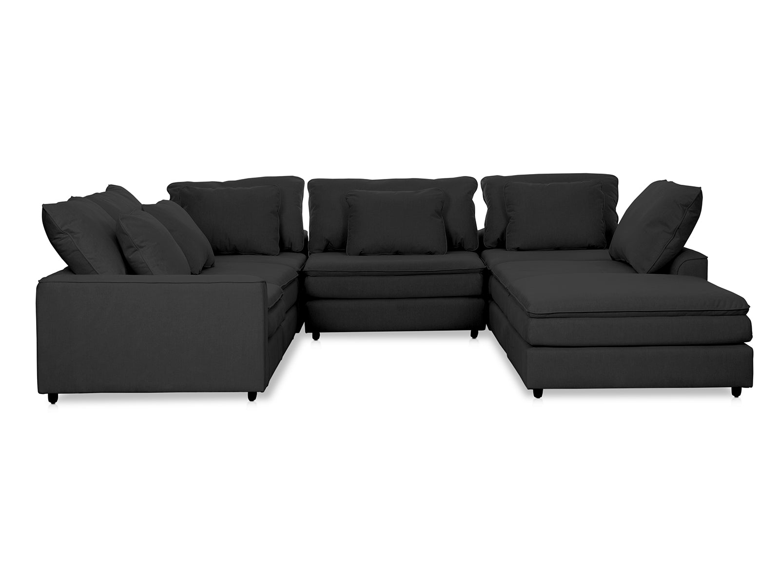 Sala Modular Bombay 7p #Color_Black"T36910"