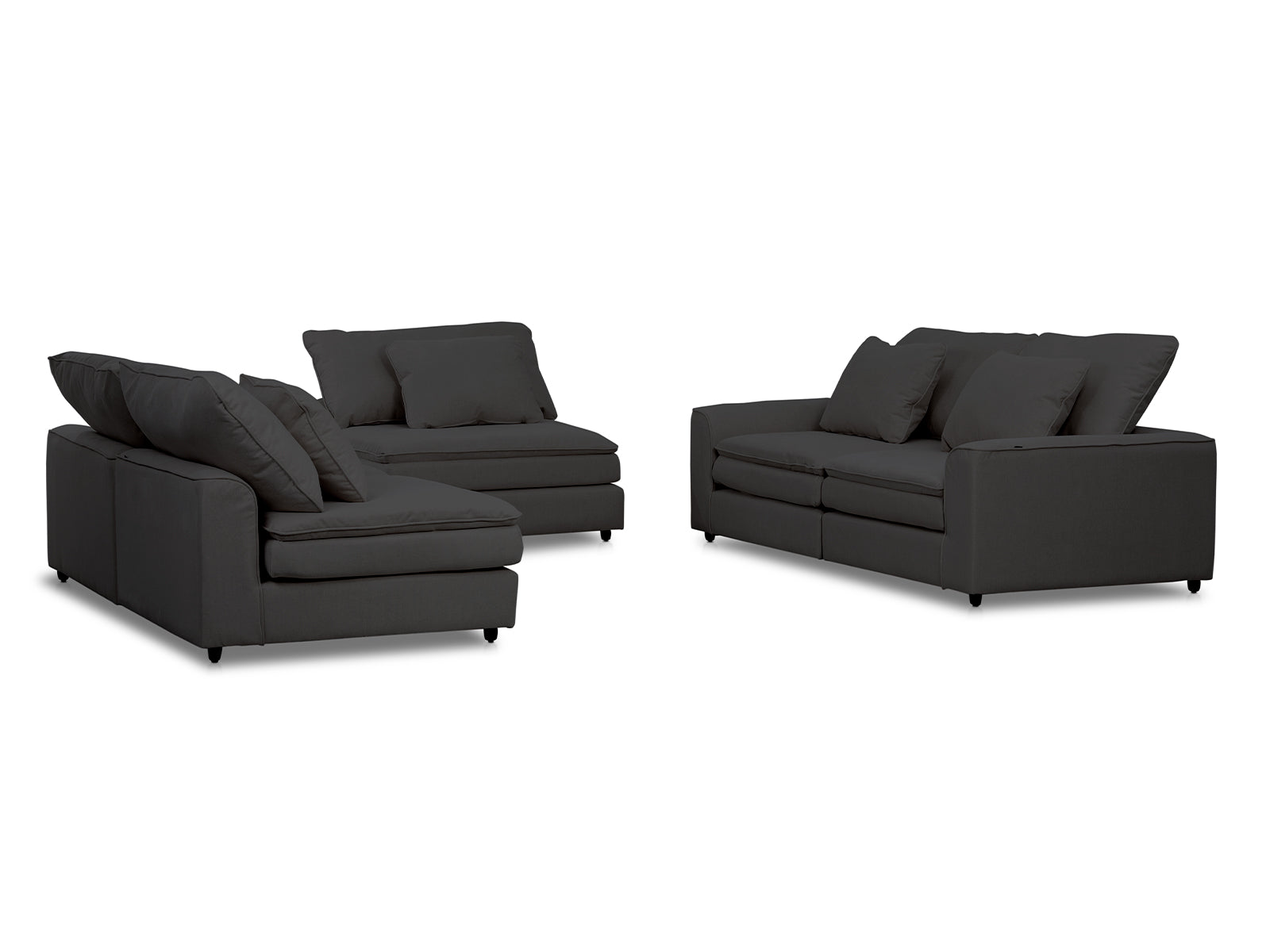 Sala Modular Bombay 7p #Color_Black"T36910"