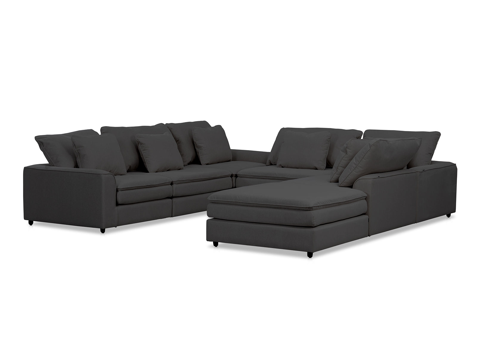 Sala Modular Bombay 7p #Color_Black"T36910"