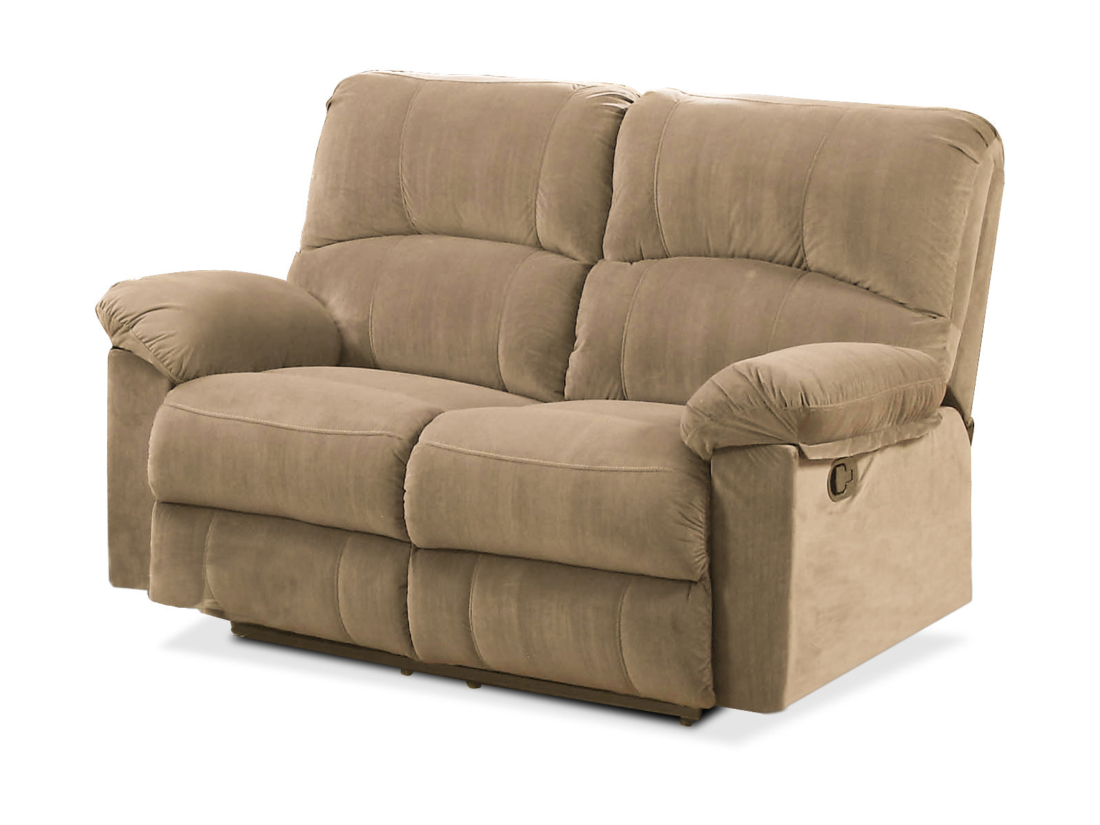 LOVESEAT CROSBY RECLINABLE #Color_Tan"T2865"