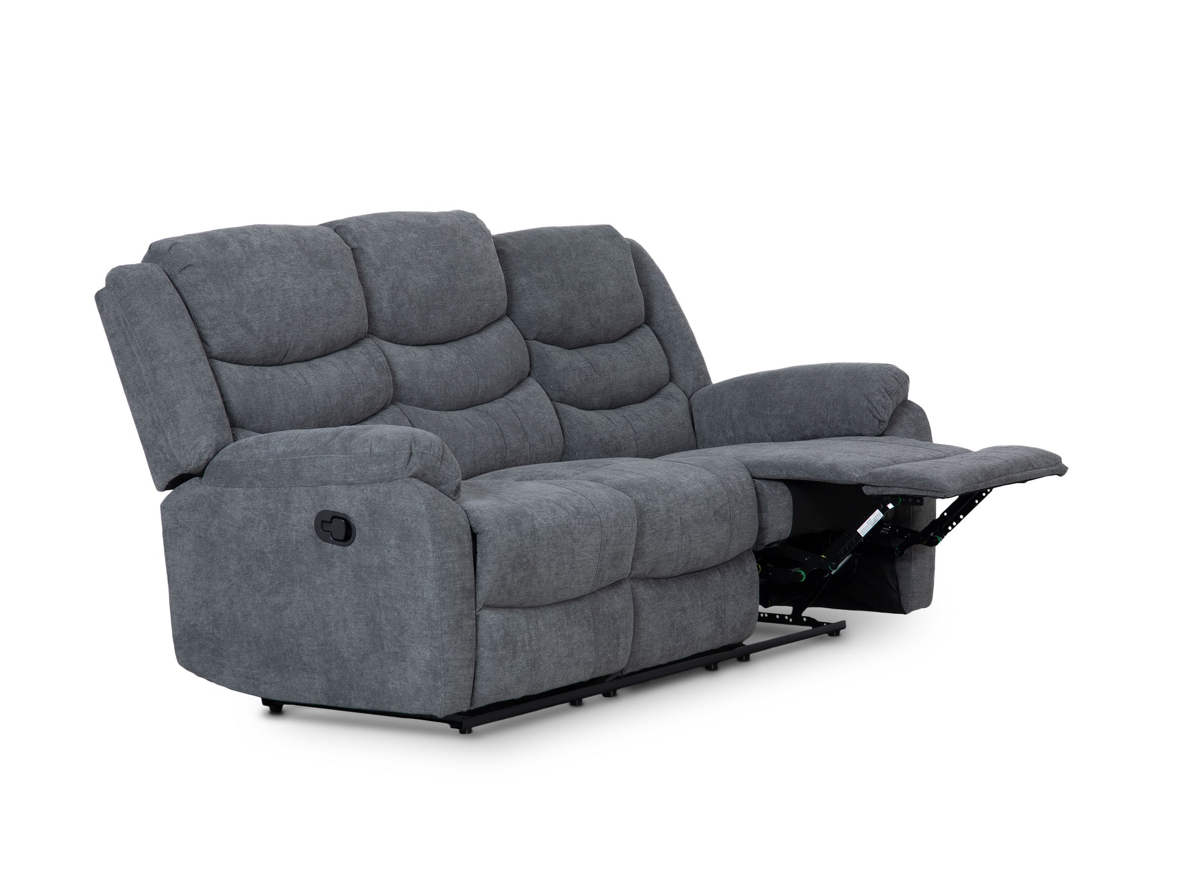 Sofa Triple Bradford C/Recliner #Color_DimGray"TIC547"